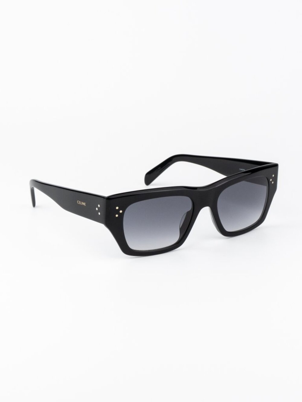 Celine 3 DOTS Men Sunglasses Black Grey Gradient CL40297U 01B NEW AUTHENTIC